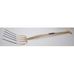 Widły gospodarcze ze skuwką 5-zębne oprawne T 90 cm Kramp 2012KR - mar-kar.com.pl - 1