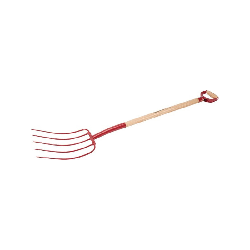 Widły do gospodarcze 5-zębne oprawne trzonek T 90 cm Fiskars 133780 - mar-kar.com.pl - 1