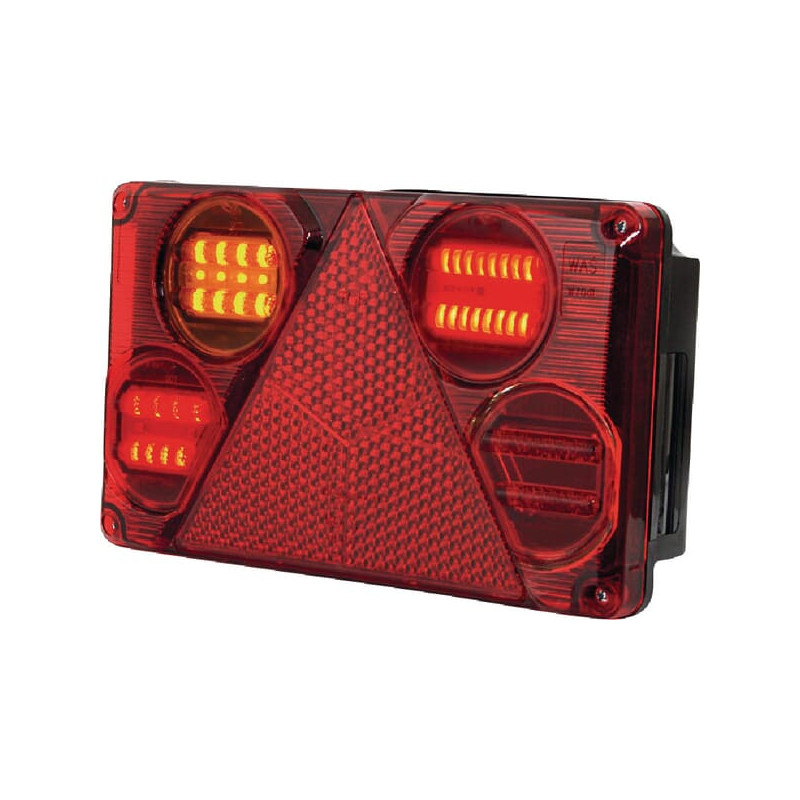 Lampa tylna zespolona LED prostokątna 5-styk Kramp LA40025 - mar-kar.com.pl - 1